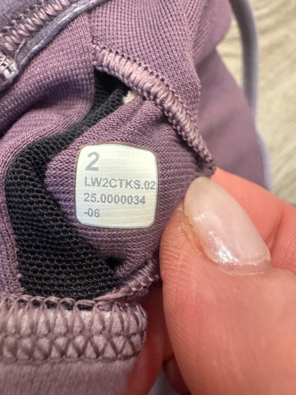 Lululemon Flow Y Bra Nulu - Aurora Haze Mini Purple Size : 2 NWOT - Picture 4 of 5